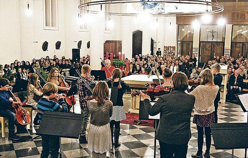 Adventskonzet der Cäcilienschule in der St. Willehad Kirche